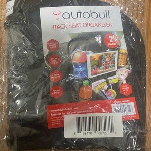 Autobull Black Back Seat Organizer 2-Pack
